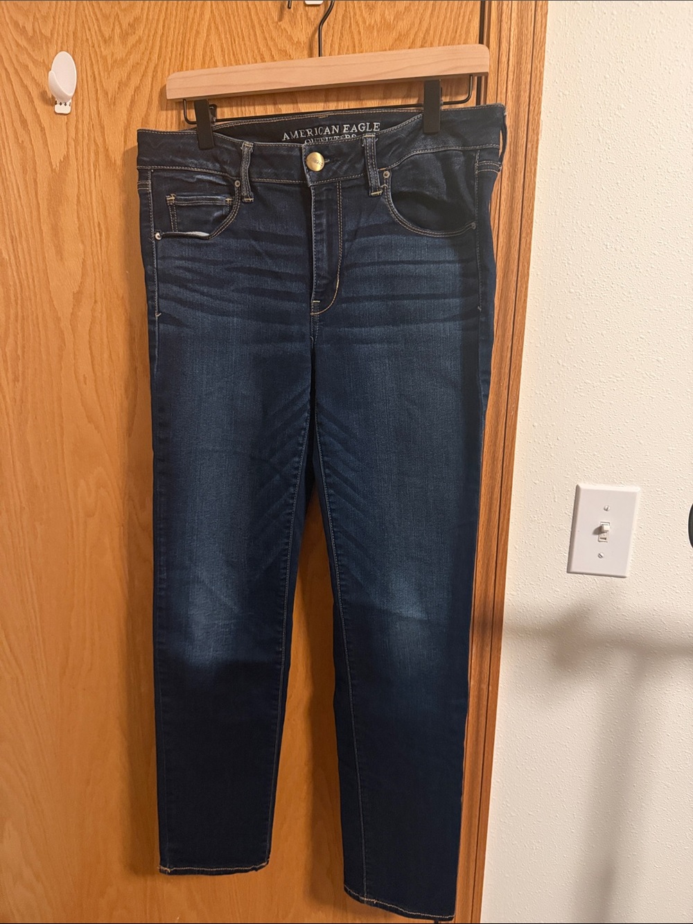 American Eagle Outfitters Women's Dark Indigo Skinny Jeans
